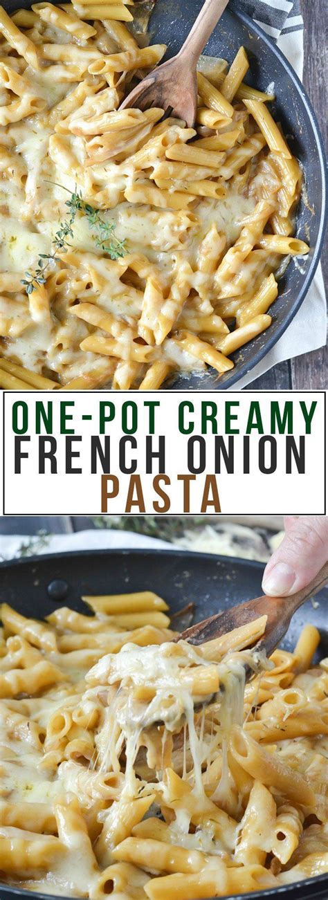 Place the onion quarters on a baking sheet coated with cooking spray; If you love french onion soup, you're going to love this One-Pot Creamy French Onion Pasta ...