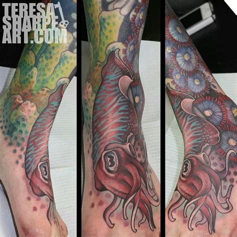 Cuttlefish~ By Teresa Sharpe 13 Tattoos Life Tattoos Tatau Tattoo