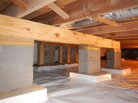 Foam board insulation is attached directly to the exterior structure walls of the crawlspace. Crawl Space Encapsulation & Waterproofing MD | Sykesville ...