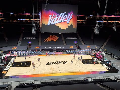 First Look at 'The Valley' court in PHX Suns Arena : suns