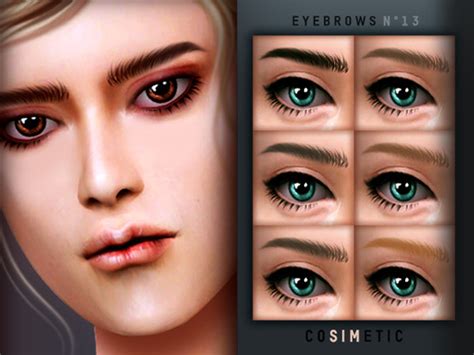 Eyebrows N13 By Cosimetic From Tsr Sims 4 Downloads