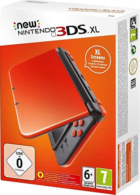 New Nintendo 3ds Xl Orange Black Amazonde Games