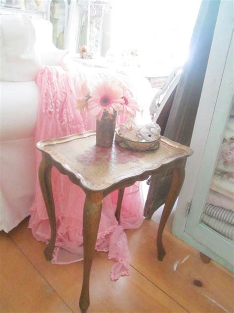Italian Florentine Vintage Table Shabby Chic Rachel Ashwell