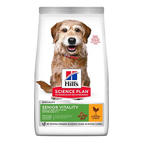 Hills Science Plan Adult 7 Senior Vitality Small And Mini Dry Dog Food