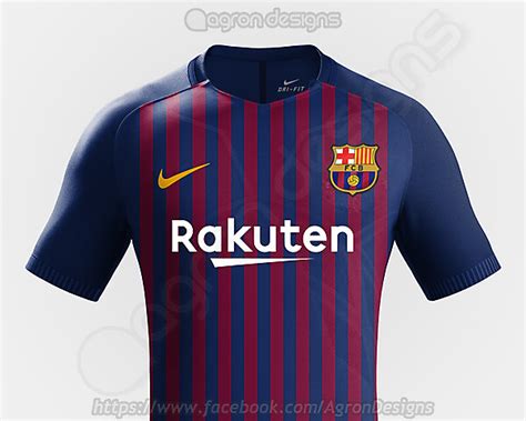 Nike Fc Barcelona 2018 19 Home Kit Prediction