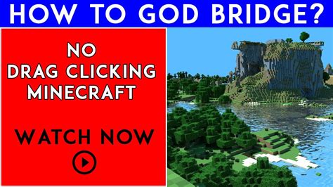 Minecraft How To God Bridge No Drag Clicking Youtube