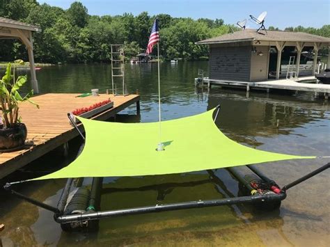 How to choose your floating dock. Floating Island Green in 2020 | Floating, Diy house ...