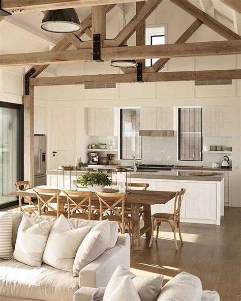 01 Cozy Modern Farmhouse Living Room Decor Ideas