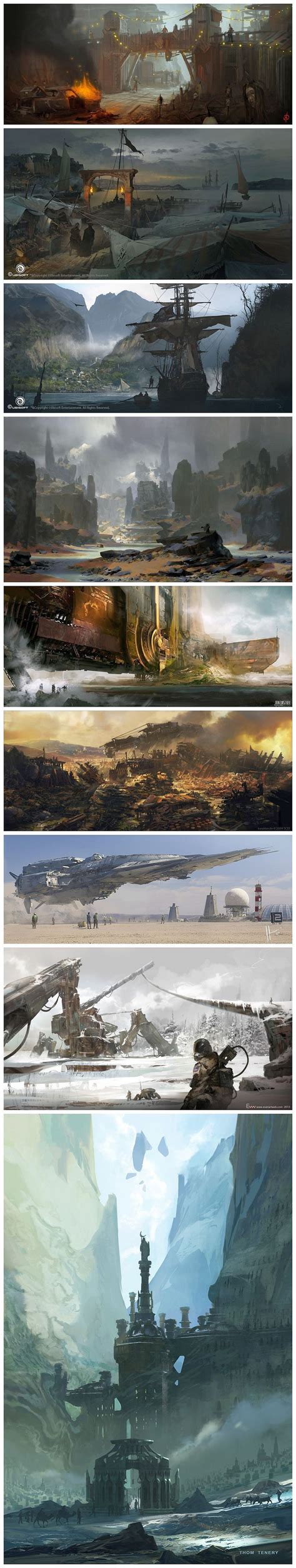 Landscape Concept Fantasy Landscape Landscape Art Game Concept Art