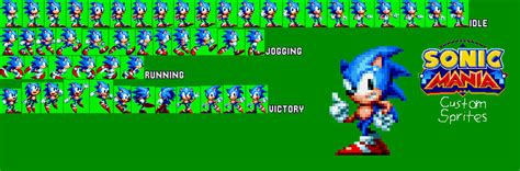 Sonic Mania Custom Sprites By Sonicmaniago On Deviantart