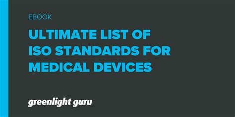 Iso Standards For Medical Devices Ultimate List And Overview