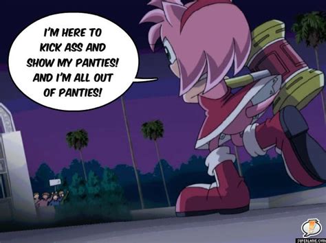 Amy Rose Is Here Im Here To Kick Ass And Chew Bubblegum Know