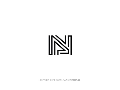 Nl Monogram Typography Logo Inspiration Monogram Logo Typography Logo