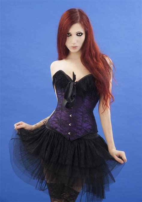 Cradleofdoll Women Gothic Corset Skirt Goths K Wallpaper