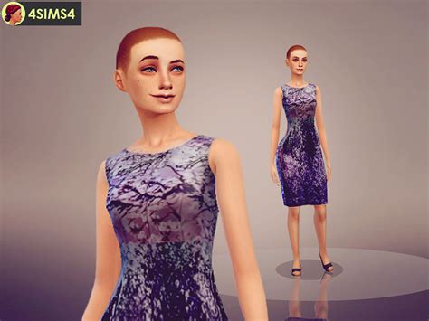The Sims Resource Purple Dress