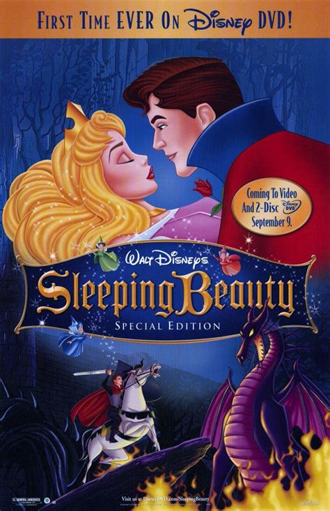 Sleeping Beauty 1959 Original Dvd Movie Poster Rolled Ebay