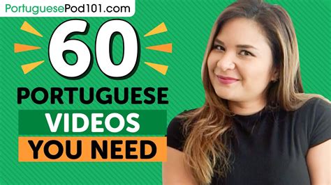 Learn Portuguese 60 Beginner Portuguese Videos You Must Watch Youtube