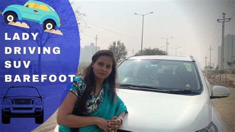 How To Drive A Car By Wearing Saree Lady Driving Suv How To