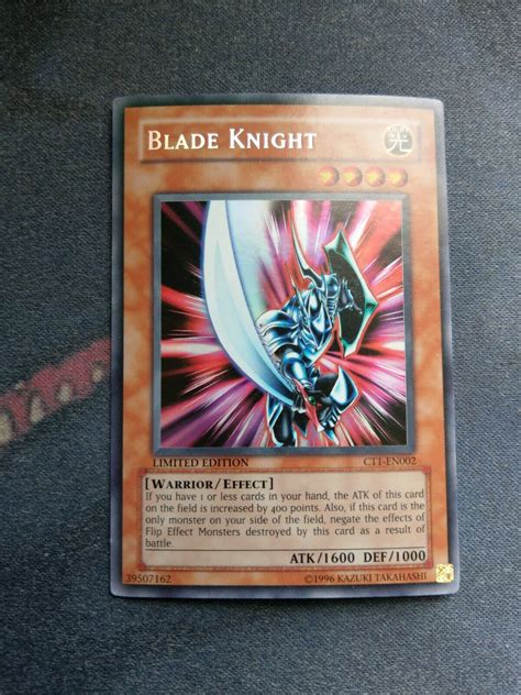 Yugioh Blade Knight Ct1 En002 Limited Edition Near Mint Secret Rare Yu