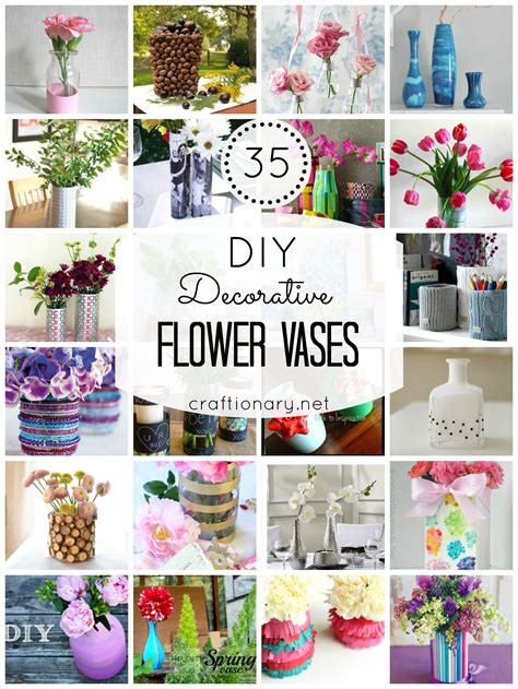 35 Diy Flower Vases Creative Tutorials Craftionary