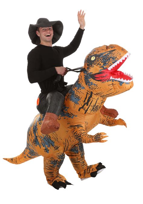 Ride On T Rex Costume For Adults