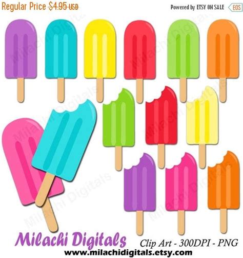 Popsicle Clipart Ice Pop Clipart Vector Graphics Ice Cream Etsy Clip Art Ice Pops Summer