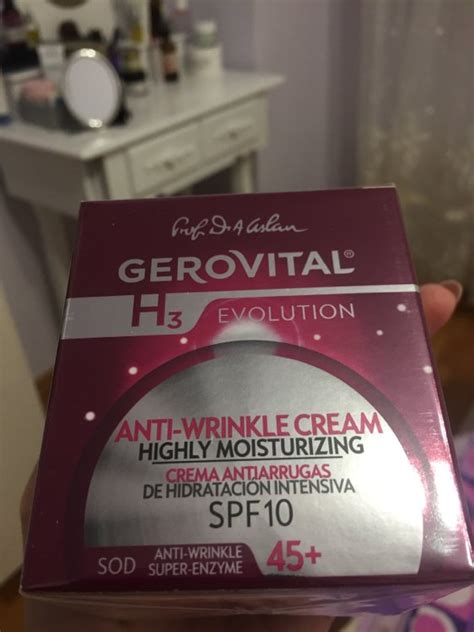 Gerovital H3 Evolution Crème Anti Rides Hydratation Intensive Spf 10 Type De Peau Sèche Et