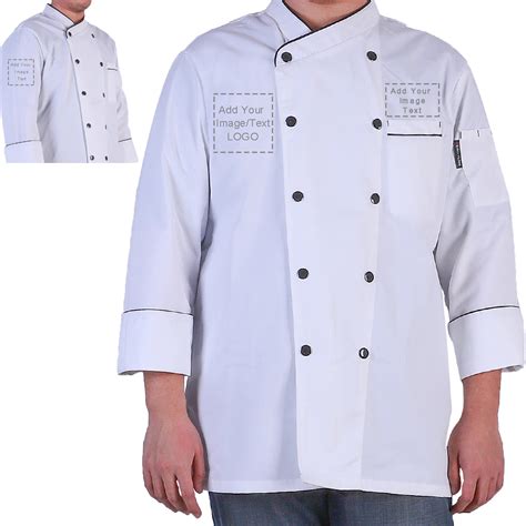 Personalized Customized Chef Jacket Hotel Kitchen Restaurant Chef Coat