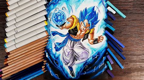 Dragoart has an official spring 2020 drawing contest live now! Drawing GOGETA Ssj Blue - YouTube
