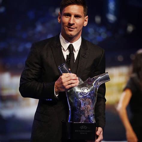 Messi Wins Uefa Best Player In Europe 201415 Soccer Box