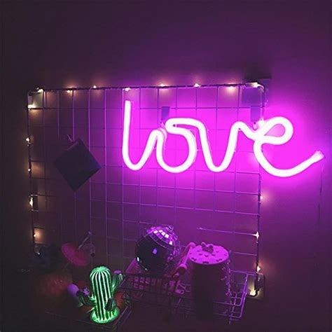 Neon Love Signs Light Led Neon Art Decorative
