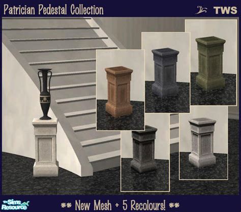 The Sims Resource Patrician Pedestal Collection