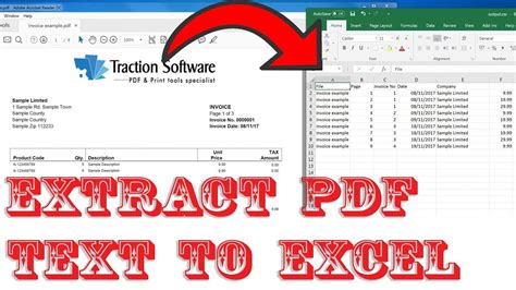 How To Extract Specific Text From A Pdf To Excel Youtube