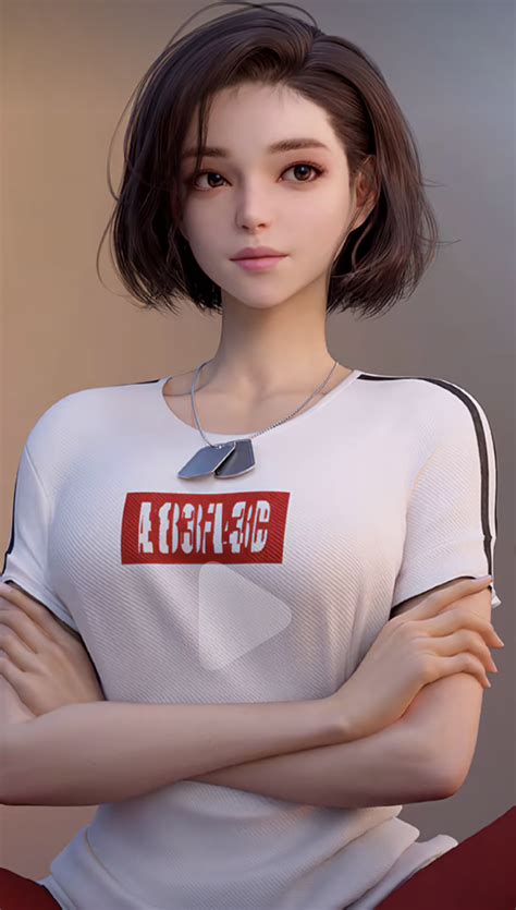 short hair manga anime girl asian beauty design digital asian short hair anime girl dress