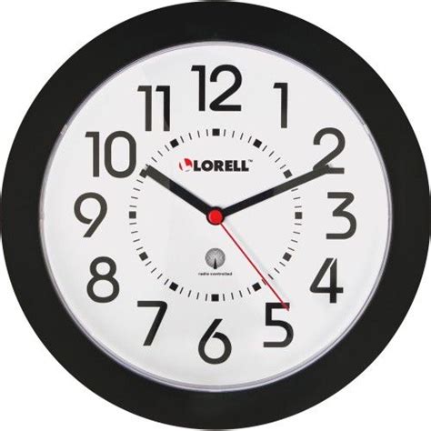 Lorell Radio Controlled Wall Clock Office Supplies At