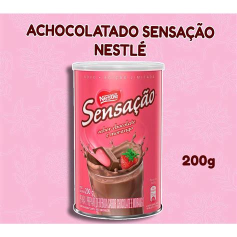 Achocolatado Em PÓ SensaÇÃo NestlÉ 200g Shopee Brasil