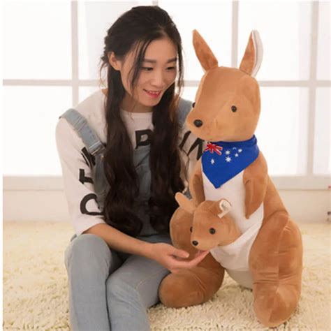 55cm Stuffed Plush Animals Australian Cute Larger Kangaroo Mouse Doll