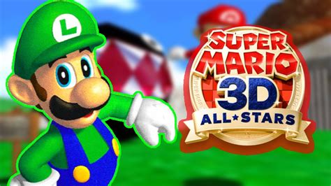 Luigi Plays Super Mario 3d All Stars 1 Super Mario 64 Youtube