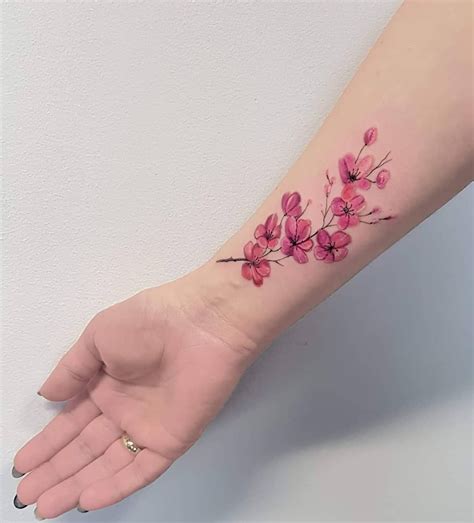 26 Sophisticated Cherry Blossom Tattoo Designs Tattoos For Women