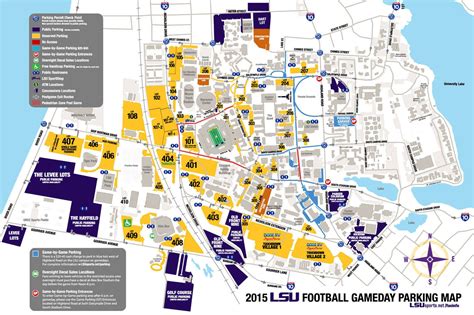 2015 Football Parking Map Released And The Valley Shook