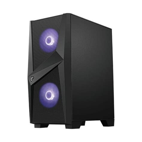 Buy Msi Mag Forge 100m Mid Tower Gaming Computer Case Online Worldwide