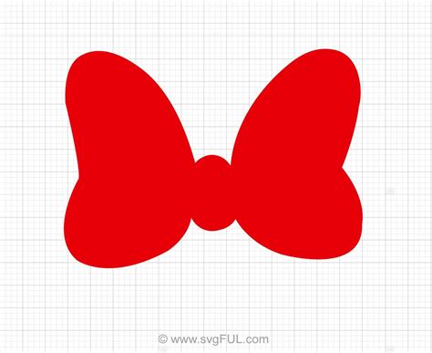 Minnie Mouse Bow Svg Minnie Head Svg Download Files S