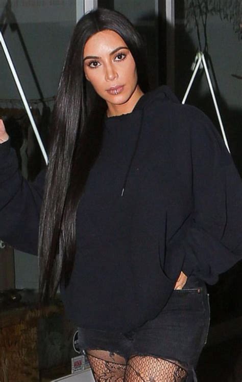 Pinterest Deborahpraha ♥️ Kim Kardashian Extra Long Hair Celebrities