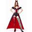 Halloween Cosplay Red Heart Queen Off Shoulder Costume