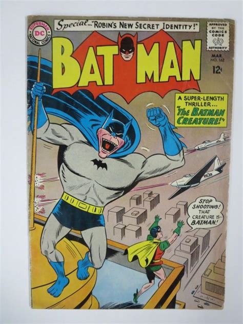 Batman 162 Vg Minus March 1964 Comics Book Comic Books Silver Age