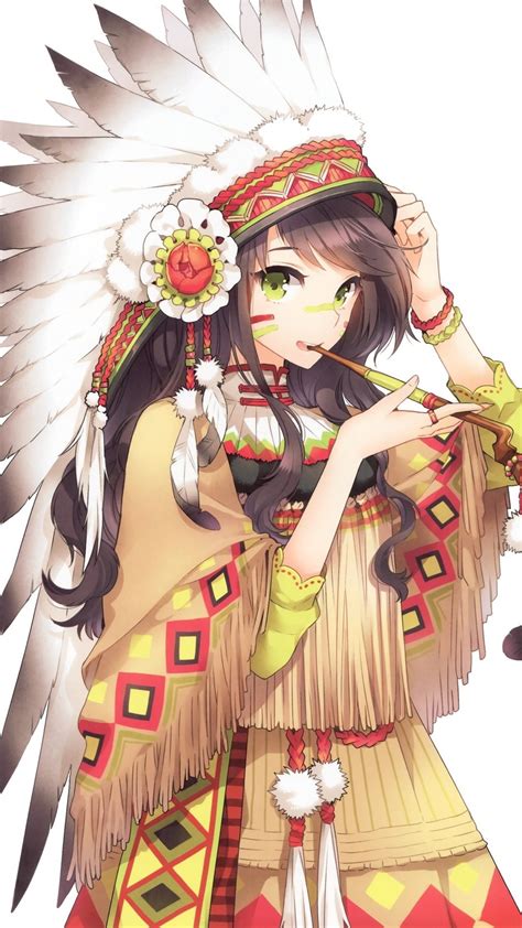 Free Download Iphone Wallpaper Indian Style Anime Girl Anime Native