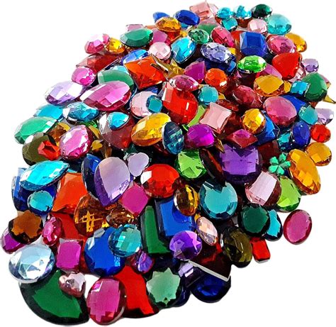 Gemstones For Kids Arts And Crafts Craft Supplies Gems Coloured