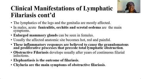 Lymphatic Filariasis Youtube