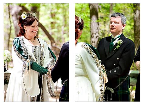 Real Weddings Christine And Tims Celtic Wedding In Nc