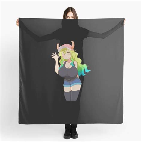 Sexy Lucoa Quetzalcoatl Lewd Boobs Dragon Maid Busty Hentai Ecchi Classic Scarf For Sale By